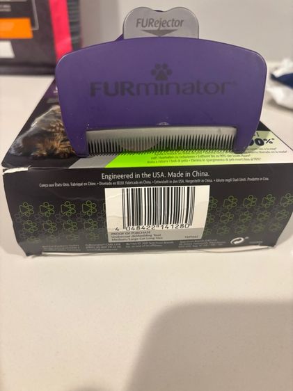 Furminator หวีสางขนเสียสำหรับน้องแมว แบบขนยาว ของแท้ Size M-L รูปที่ 4