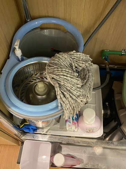 ไม้ถูพื้น ไม้ม็อบพร้อมถังปั่น ไม้ถูพื้นพร้อมถังปั่น รูปที่ 2