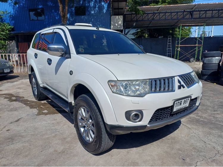 Mitsubishi Pajero Sport 2011 2.5 GT Utility-car ดีเซล ไม่ติดแก๊ส เกียร์อัตโนมัติ ขาว