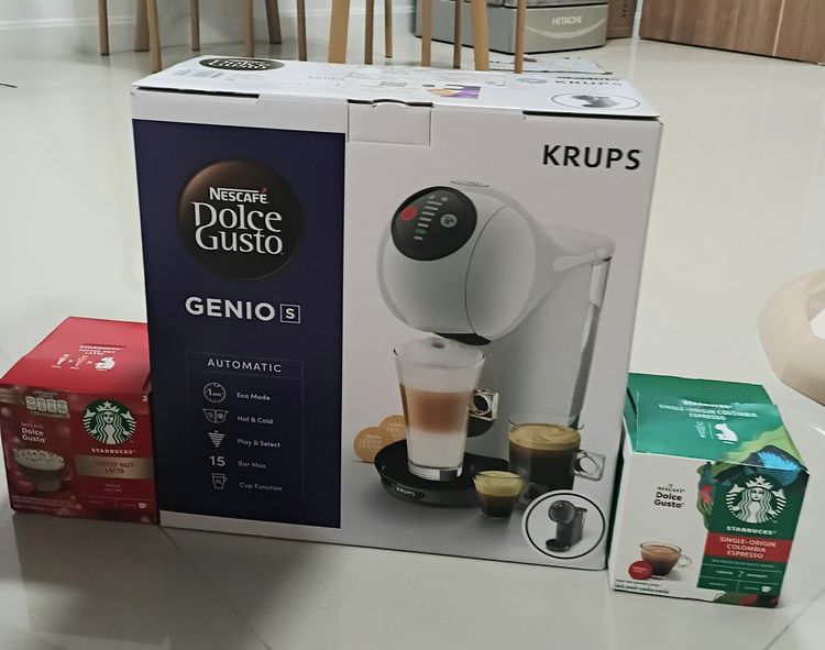 ขายเครื่องชงกาแฟKRUPS เครื่องชงกาแฟชนิดแคปซูล 1500 วัตต์ รุ่น KP240B66 กำลังไฟ 1500 วัตต์ (เป็นสินค้ามือหนึ่งแกะกล่องนะครับ