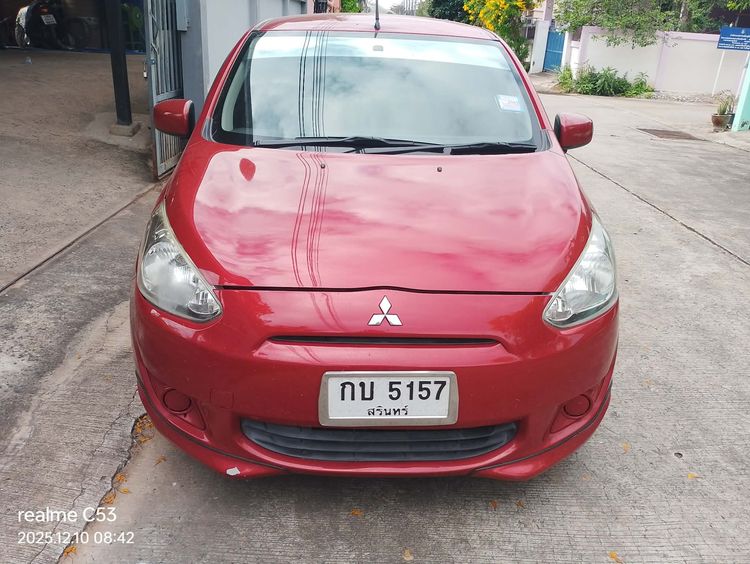 Mitsubishi Mirage 2012 1.2 GLS Sedan เบนซิน เกียร์อัตโนมัติ แดง รูปที่ 4