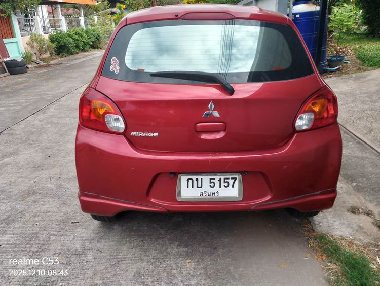 Mitsubishi Mirage 2012 1.2 GLS Sedan เบนซิน เกียร์อัตโนมัติ แดง รูปที่ 2