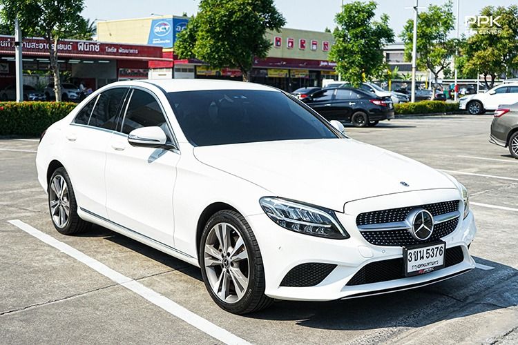 Mercedes-Benz C-Class 2019 C220 Sedan เบนซิน ไม่ติดแก๊ส เกียร์อัตโนมัติ ขาว รูปที่ 3