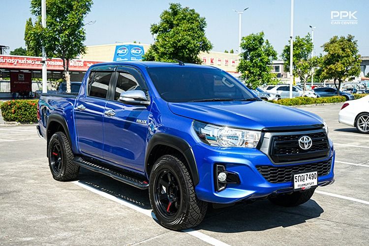 Toyota Hilux Revo 2016 2.4 G Prerunner Pickup ดีเซล ไม่ติดแก๊ส เกียร์อัตโนมัติ น้ำเงิน รูปที่ 3