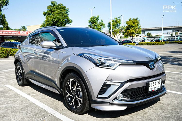Toyota C-HR 2018 1.8 HV Hi Utility-car ดีเซล ไม่ติดแก๊ส เกียร์อัตโนมัติ เทา รูปที่ 3