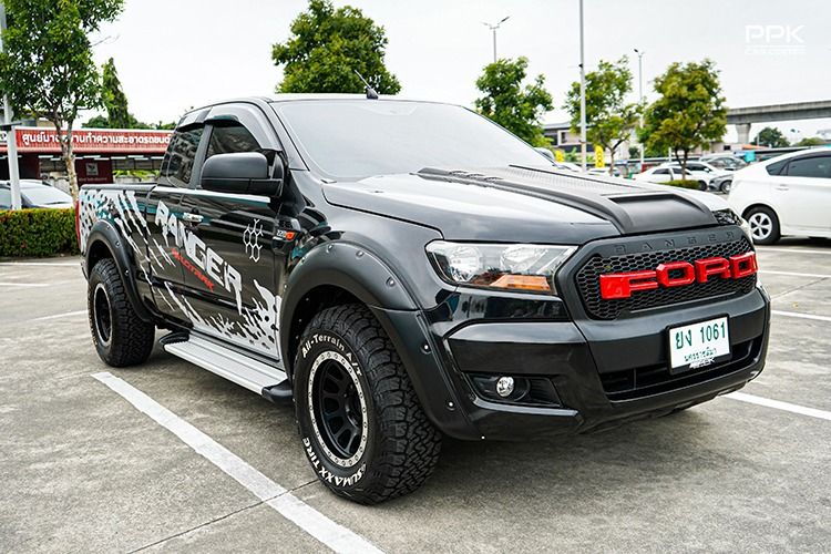Ford Ranger 2018 2.2 XL Pickup ดีเซล ไม่ติดแก๊ส เกียร์ธรรมดา ดำ รูปที่ 3