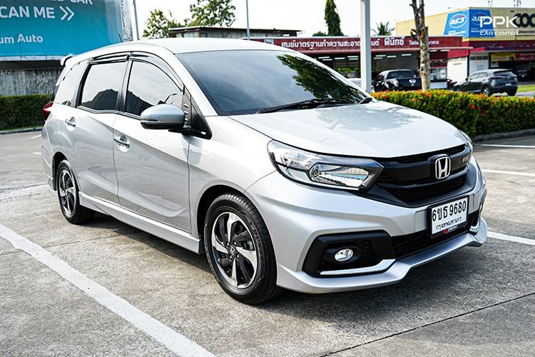Honda Mobilio 2018 1.5 RS Utility-car เบนซิน ไม่ติดแก๊ส เกียร์อัตโนมัติ เทา รูปที่ 3