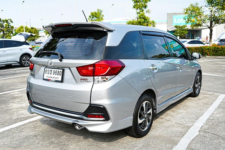 Honda Mobilio 2018 1.5 RS Utility-car เบนซิน ไม่ติดแก๊ส เกียร์อัตโนมัติ เทา รูปที่ 4