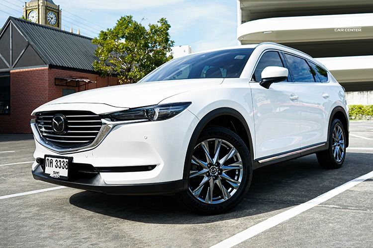 รถ Mazda CX-8 2.2 XDL Exclusive 4WD สี ขาว