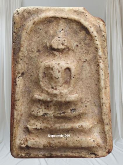 พระสมเด็จบางขุนพรหมพิมพ์เกศบัวตูม กรุเก่า