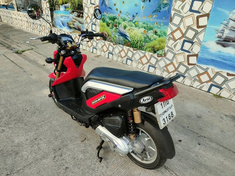 🛵ยังไงก็ขาย ZOOMER-X ปี 56 เครื่องดี สีสวย สตาร์ทมือ เล่มชุดโอนครบ+เปลี่ยนถ่ายน้ำมันเครื่องฟรี ส่งฟรี30 ก.ม รูปที่ 6
