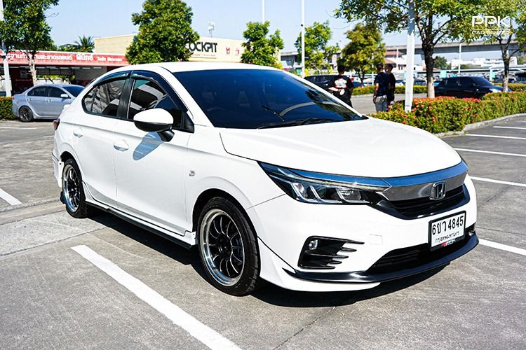 Honda City 2021 1.0 S Sedan เบนซิน ไม่ติดแก๊ส เกียร์อัตโนมัติ ขาว รูปที่ 3