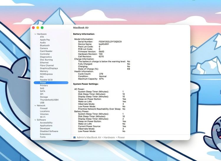 MacBook Air 13.6-inch M3 2024 Ram8GB SSD256GB Starlight  รูปที่ 13