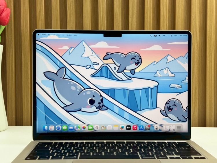 MacBook Air 13.6-inch M3 2024 Ram8GB SSD256GB Starlight  รูปที่ 4