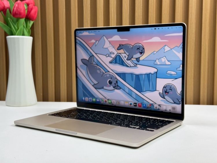 MacBook Air 13.6-inch M3 2024 Ram8GB SSD256GB Starlight  รูปที่ 2