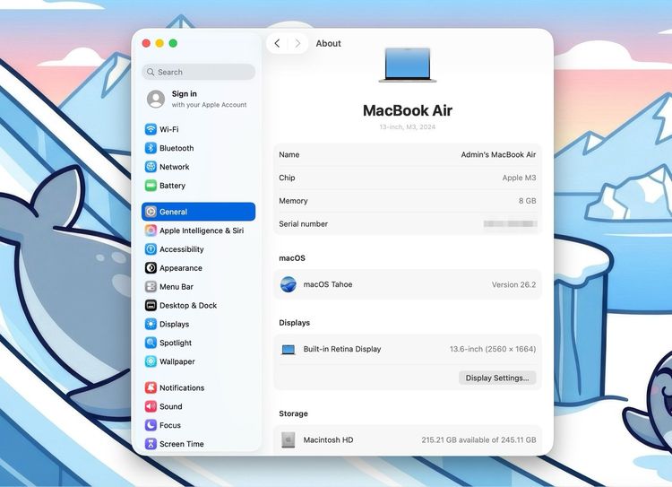 MacBook Air 13.6-inch M3 2024 Ram8GB SSD256GB Starlight  รูปที่ 12