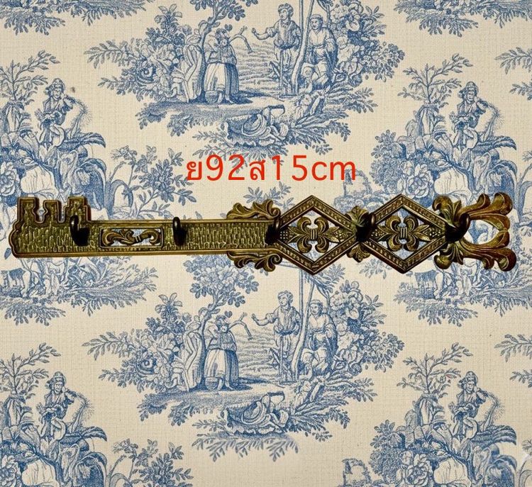 ตะขอไม้แขวนผ้าวินเทจ