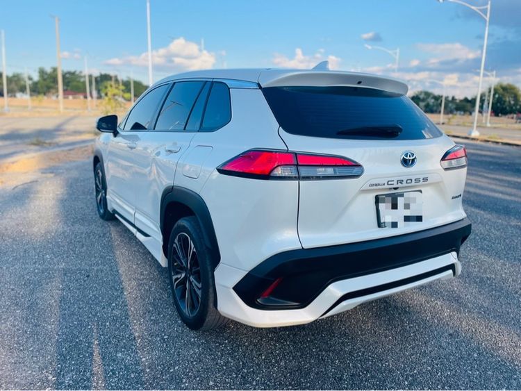 Toyota Corolla Cross 2022 1.8 Hybrid Premium Modellista Utility-car ไฮบริด เกียร์อัตโนมัติ ขาว รูปที่ 2