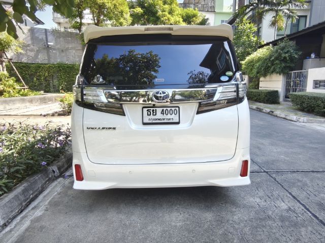 Toyota Vellfire 2015 2.5 Z G Edition Van เบนซิน ไม่ติดแก๊ส เกียร์อัตโนมัติ ขาว รูปที่ 4