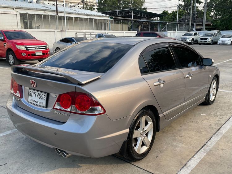 Honda Civic 2007 1.8 E i-VTEC Sedan เบนซิน ไม่ติดแก๊ส เกียร์อัตโนมัติ บรอนซ์เงิน รูปที่ 4