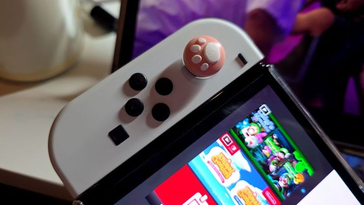 Nintendo switch oled สีขาว สภาพใหม่มาก รูปที่ 4