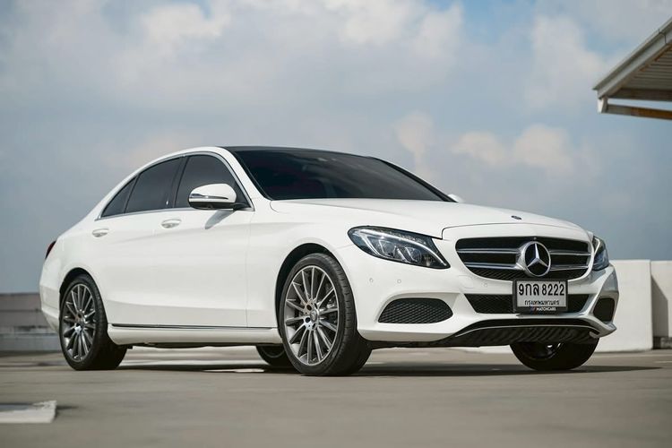 รถ Mercedes-Benz C-Class C350 สี ขาว
