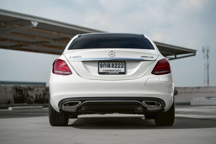 Mercedes-Benz C-Class 2016 C350 Sedan ปลั๊กอินไฮบริด (PHEV) ไม่ติดแก๊ส เกียร์อัตโนมัติ ขาว รูปที่ 3