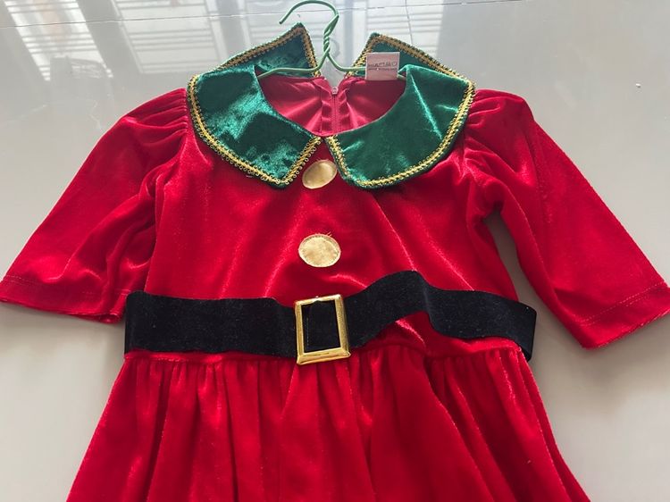 แดง อื่นๆ อื่นๆ ชุดคริตสมาสเด็กผู้หญิง
