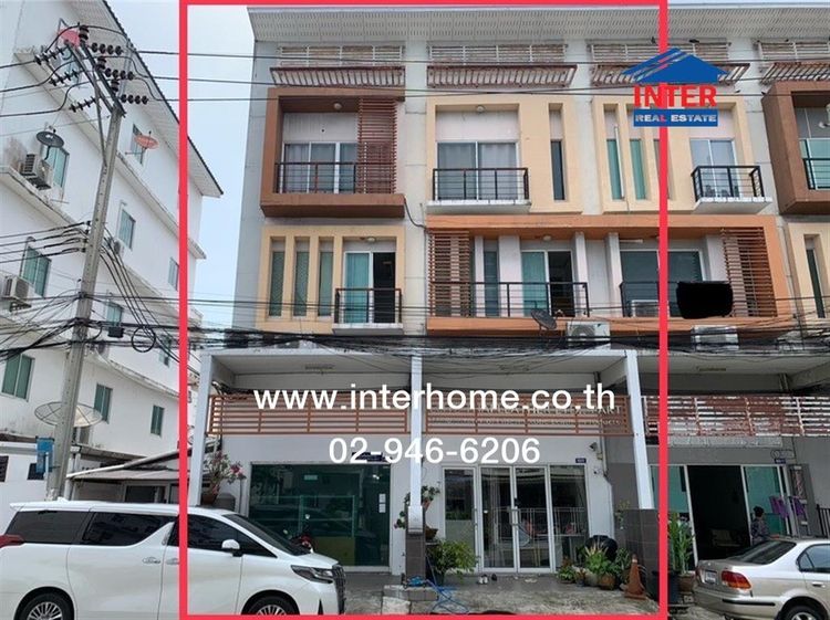 โฮมออฟฟิศ 4 ชั้น 43.4 ตร.ว. หมู่บ้านอาร์เคพาร์ค รามอินทรา-คู้บอน ใกล้ซาฟารีเวิลด์ ซอยเลียบคลองสอง24 (ซอย6) ถนนรามอินทรา ถนนเลียบคลองสอง