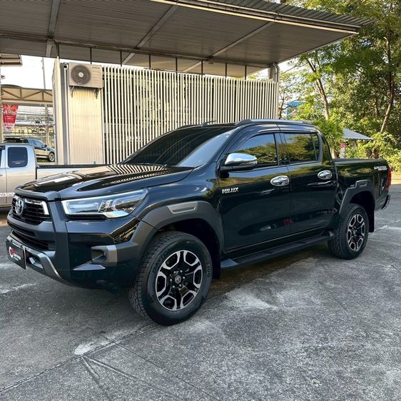 Toyota Hilux Revo 2023 2.4 Prerunner Mid Pickup ดีเซล ไม่ติดแก๊ส เกียร์อัตโนมัติ ดำ รูปที่ 3