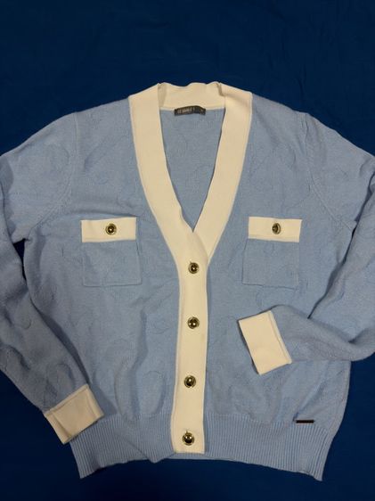 เสื้อคลุมไหมพรม CC Double O รูปที่ 6