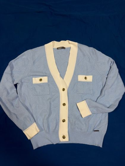 เสื้อคลุมไหมพรม CC Double O รูปที่ 2