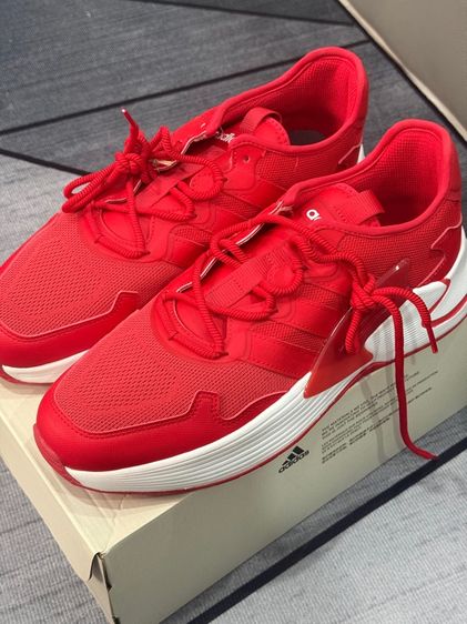 Adidas Neo Roamer Running Shoes White Solar Red FY6697 รูปที่ 2