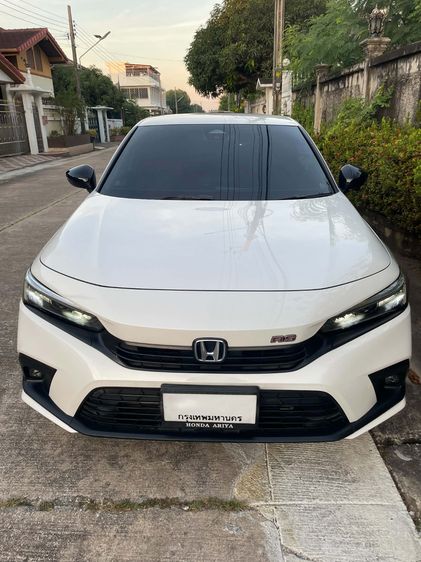Honda Civic 2021 1.5 Turbo RS Sedan เบนซิน ไม่ติดแก๊ส เกียร์อัตโนมัติ ขาว รูปที่ 3