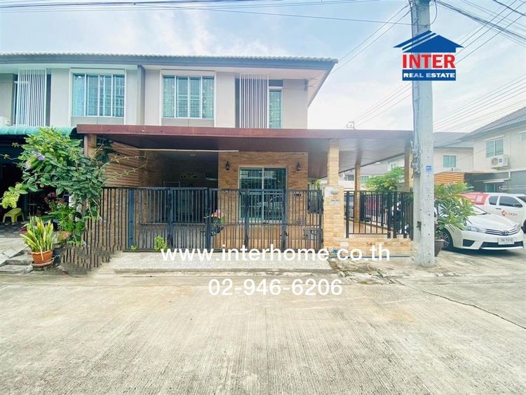 ทาวน์เฮ้าส์ 2 ชั้น 26.9 ตร.ว. หมู่บ้านพฤกษาวิลล์55-2 วงแหวน-รามอินทรา ซอยสุเหร่าคลองหนึ่ง ซอย13 ถนนรามอินทรา-พระยาสุเรนทร์ 
