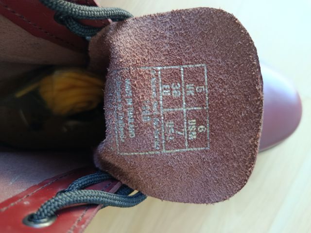 ขายรองเท้า ด็อกเตอร์มาติน DR.MARTENS สีแดงเรดไวน์ รูปที่ 5
