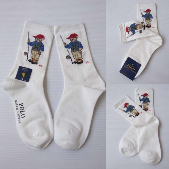 ถุงเท้า POLO RALPH LAUREN แท้ 💯 size คนเท้าเบอร์ 40-44 สภาพใหม่มือ 1 เนื้อผ้าดีมาก หายากน่าสะสมครับ รูปที่ 2