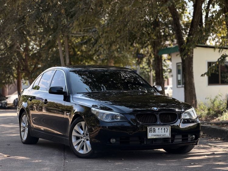 BMW Series 5 2005 525i Sedan เบนซิน ไม่ติดแก๊ส เกียร์อัตโนมัติ ดำ รูปที่ 4