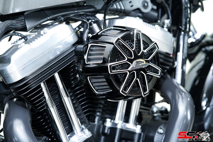 HARLEY DAVIDSON SPORTSTER 48 สีเทาดำปี2019 วิ่งน้อย 6,500km ท่อVance hines กรอง Screamin' Eagle รถสวยสภาพดีมาก รูปที่ 3