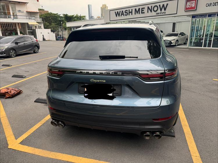 Porsche Cayenne 2020 3.0 E-Hybrid 4WD Utility-car ไฮบริด ไม่ติดแก๊ส เกียร์อัตโนมัติ น้ำเงิน รูปที่ 4