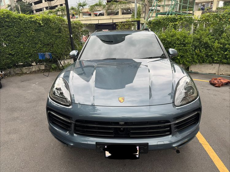 Porsche Cayenne 2020 3.0 E-Hybrid 4WD Utility-car ไฮบริด ไม่ติดแก๊ส เกียร์อัตโนมัติ น้ำเงิน รูปที่ 2