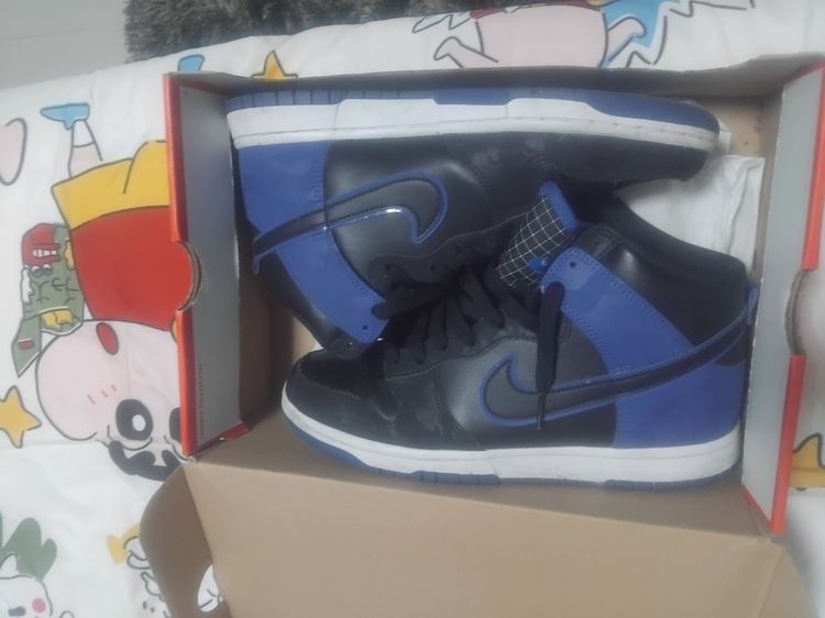 Nike Dunk High SE Camo Black Royal รูปที่ 4