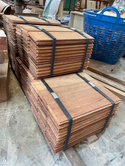 พื้นไม้มะค่า พร้อมไสเรียบ พร้อมทำรางลื้น  รับผลิตตามแบบตามขนาด มีโปรโมชั่น รูปที่ 3