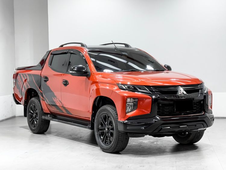 Mitsubishi Triton 2022 2.4 ATHLETE Pickup ดีเซล เกียร์อัตโนมัติ ส้ม รูปที่ 3