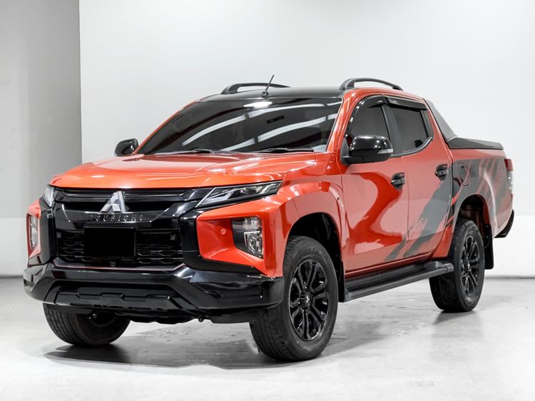 Mitsubishi Triton 2022 2.4 ATHLETE Pickup ดีเซล เกียร์อัตโนมัติ ส้ม