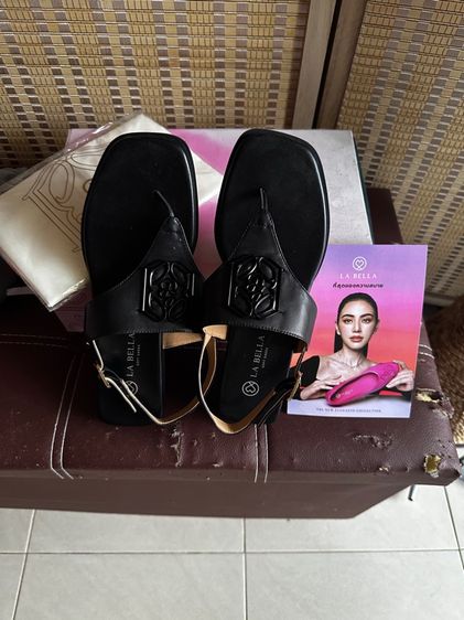 อื่นๆ ดำ หนังแท้ UK 5 | EU 38 | US 6.5 อื่นๆ รองเท้ารัดส้นLA. BELLA