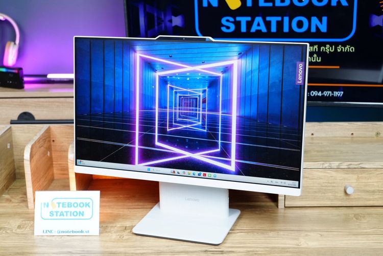 Lenovo IdeaCentre AIO Ryzen5-7535HS Ram16 SSD512 จอ23.8นิ้ว FHD 100Hz สเปคดี ทำงานเก่ง ประกันศูนย์ยาว2028 เครื่องพร้อมใช้งาน เพียง 11,990.- รูปที่ 4