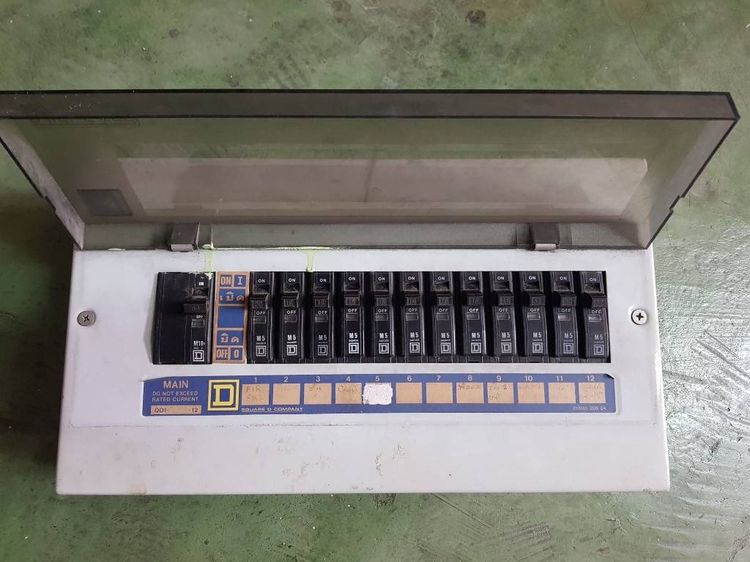 ตู้โหลดเซ็นเตอร์ 12 ช่อง SQUARE D พร้อมลูกย่อย สภาพสวย พร้อมอุปกรณ์ รูปที่ 3