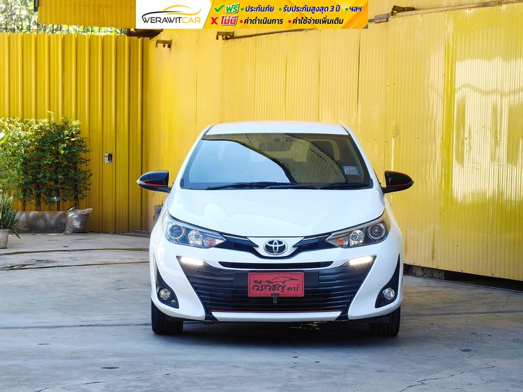 Toyota Yaris ATIV 2017 1.2 S Sedan เบนซิน ไม่ติดแก๊ส เกียร์อัตโนมัติ ขาว รูปที่ 2