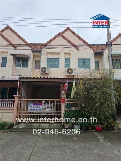 ทาวน์เฮ้าส์ 2 ชั้น 21 ตร.ว. หมู่บ้านคลองหลวงเมืองใหม่ ซอยหมู่บ้านคลองหลวงเมืองใหม่3-20 ถนนคลองหลวง ถนนคลองหลวงเมืองใหม่ คลองหลวง ปทุมธานี